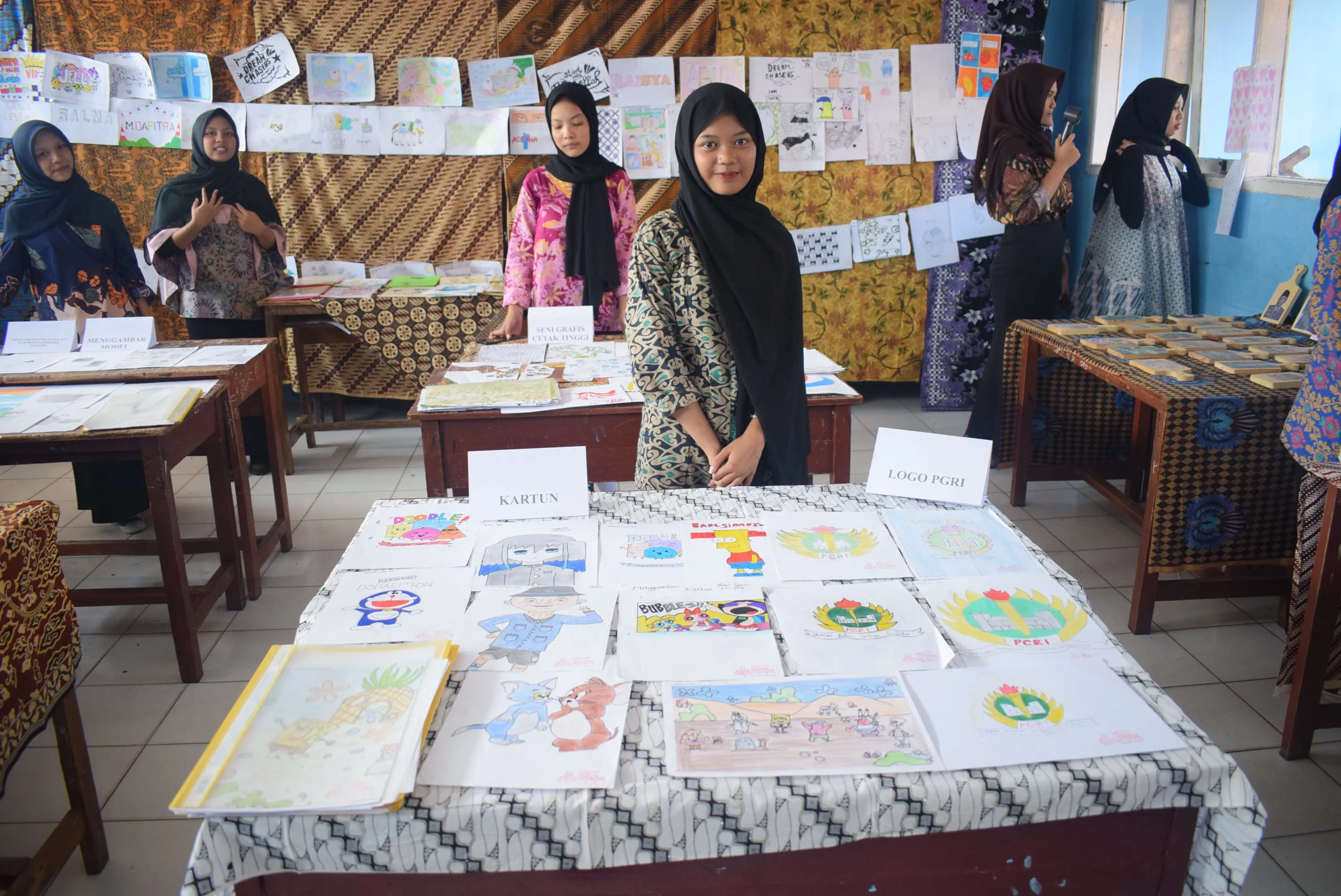 Pameran Karya Seni Kreativitas Siswa SMP PGRI 9 Bandung